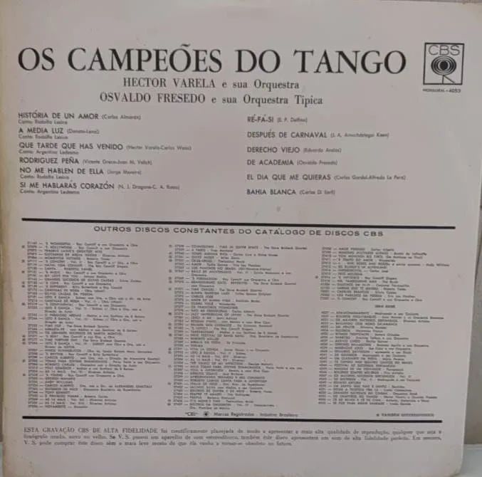 Disco de Vinil - Os Campeões do Tango - Foto 2