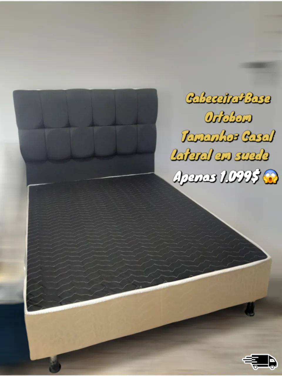 Cabeceira Ortobom + Base - Entrega hoje