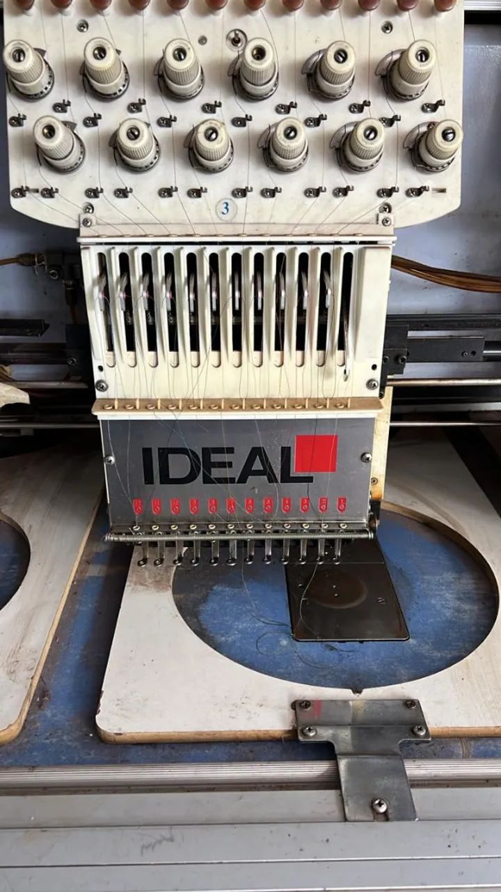 MAQUINA DE BORDADO 6 CABEÇAS 12 LINHAS SEGUNDA LINHA BARUDAN - Foto 4