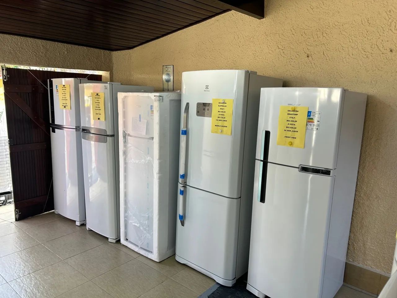 Saldão mostruário geladeiras Freguesia 