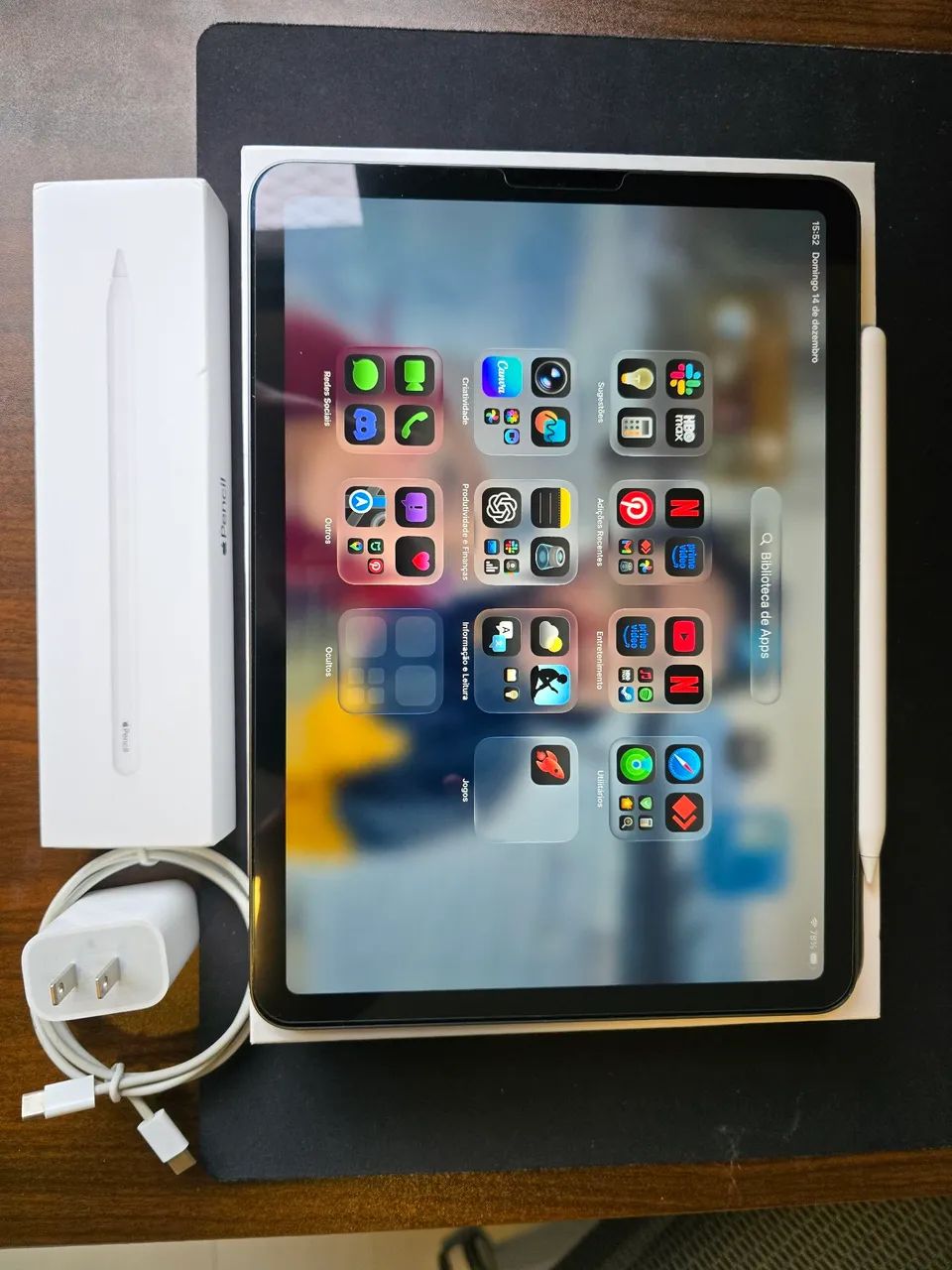 Ipad Air 5 geração 64Gb Prata + Apple Pencil 2 geração - Tablets e