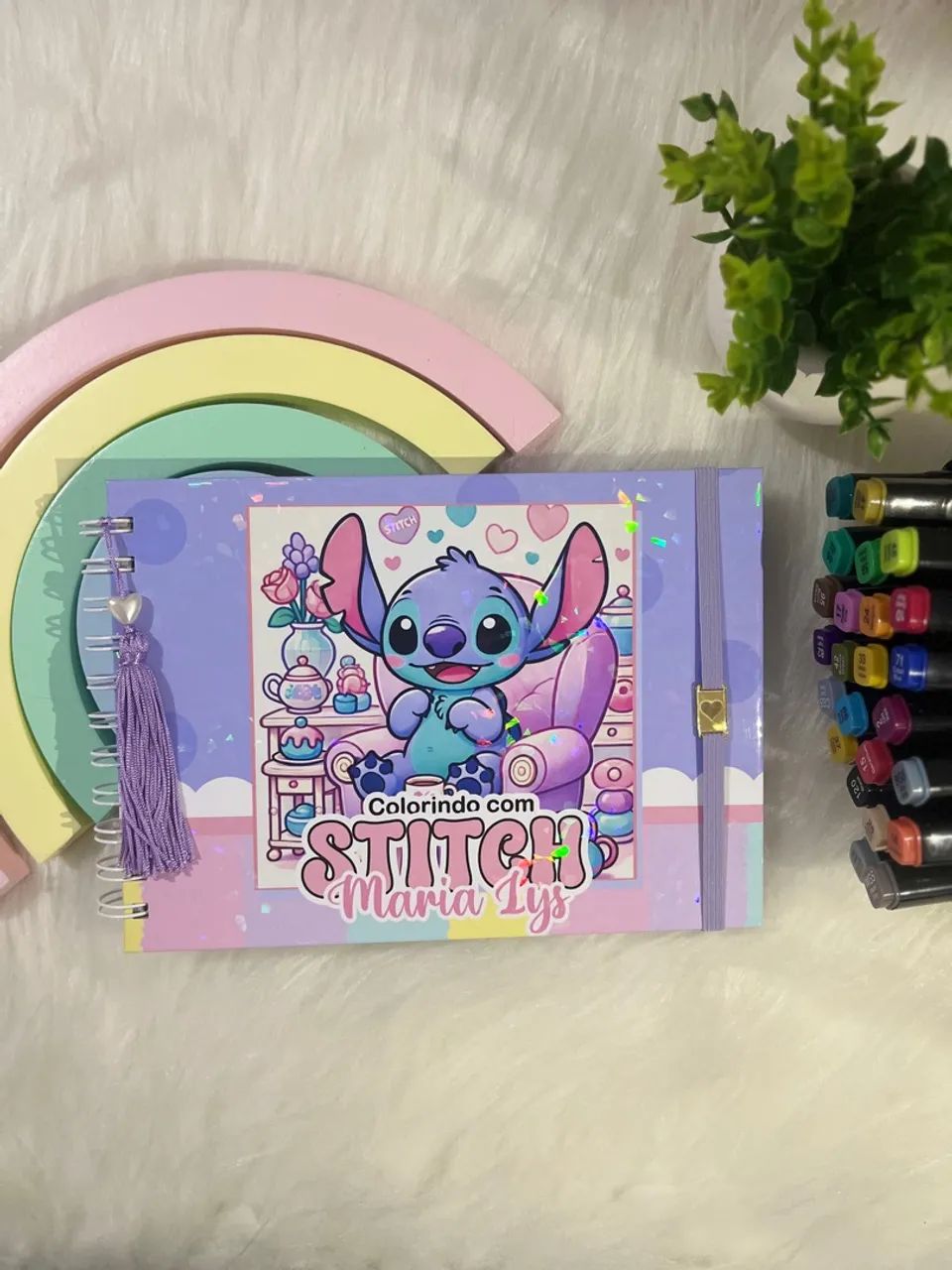Livro de colorir stitch 