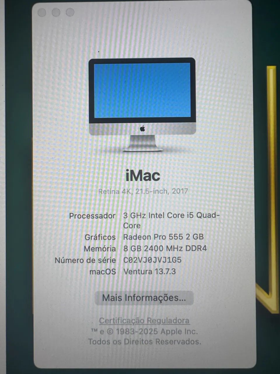 Apple iMac 21.5 2017 Retina 4K64617709452931121