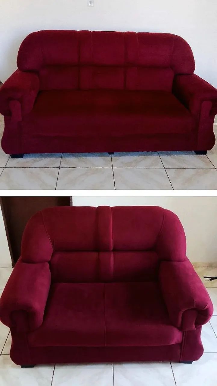 Kit Sofá 3 e 2 Lugares - Seminovos - Foto 3