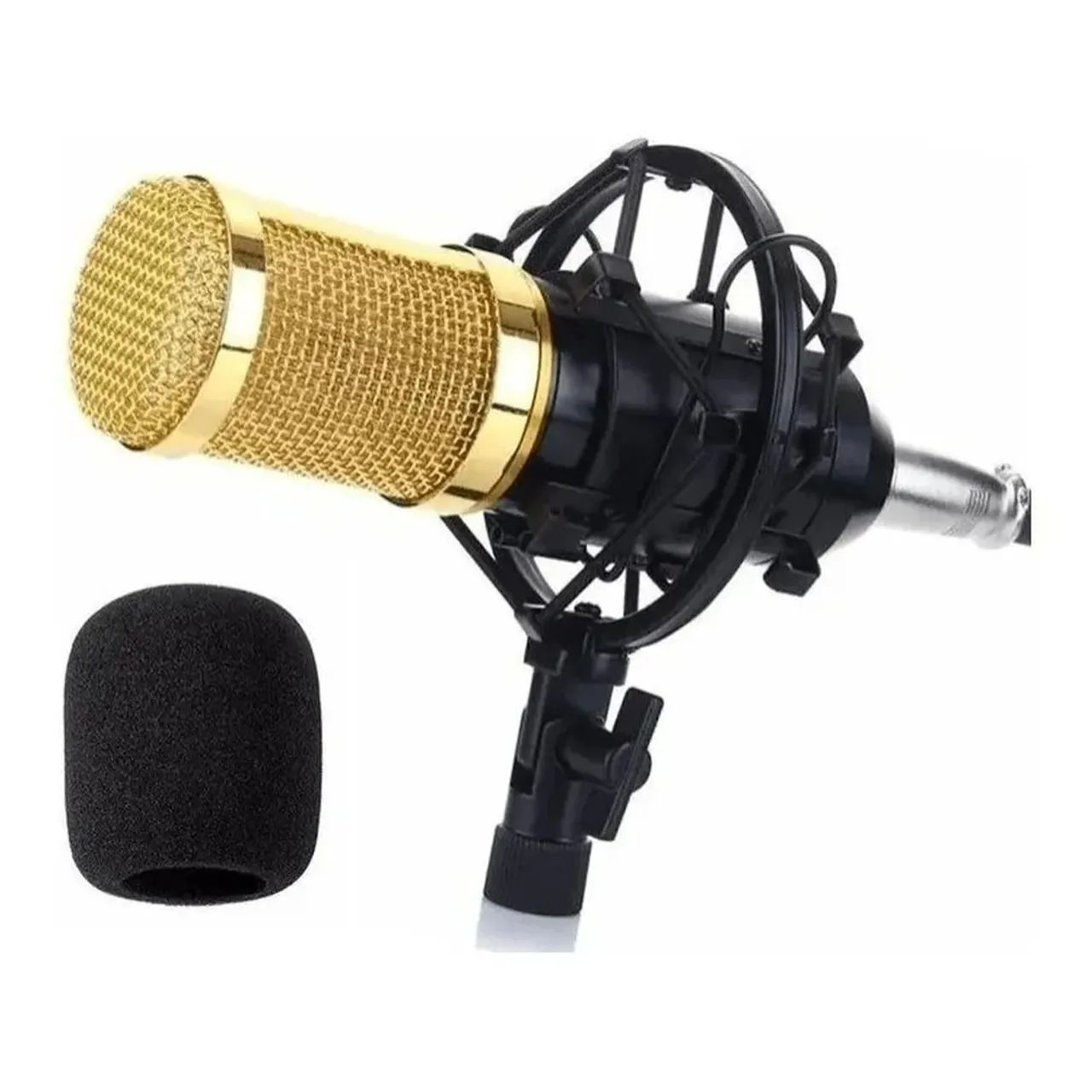 Microfone Condensador Studio Gravação Completo - Novo - Foto 2