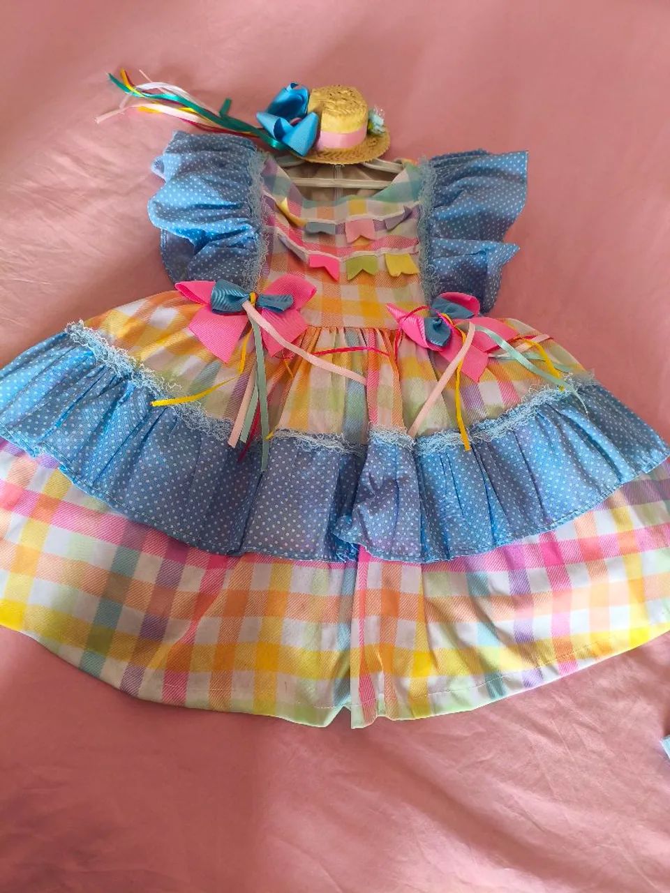 Vestido Infantil Festa Junina - Foto 3