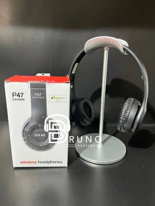 Headphone Bluetooth P47 Wireless - Novo - Foto 2