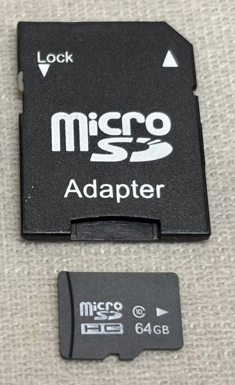 Cartao de Memoria Micro SD Card Com Adaptador - 64Gb - Genérico