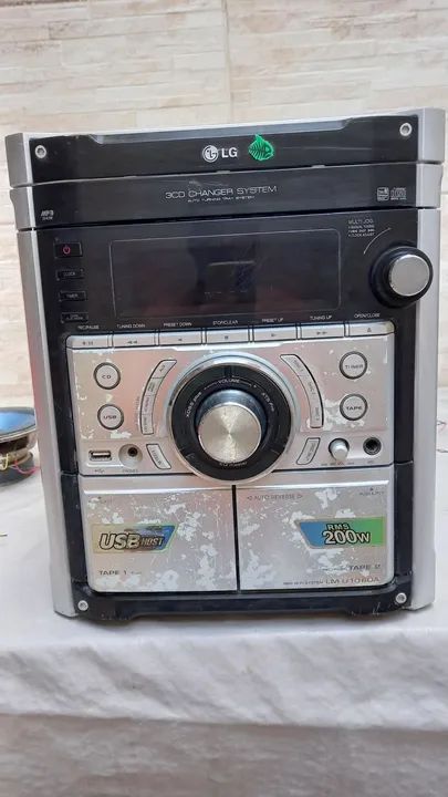 Som LG 3CD Changer System 200W