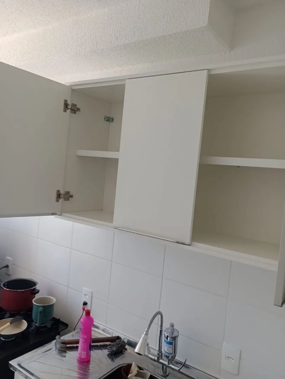 Armário aéreo 1,20 branco 100% MDF  - Foto 2