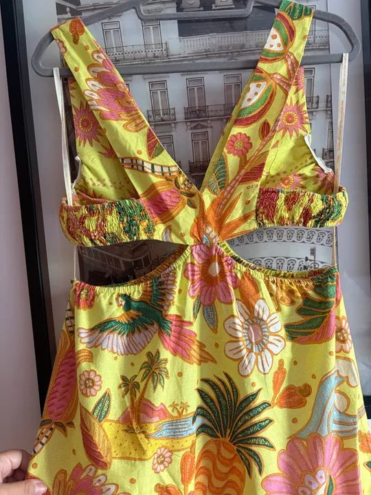 Vestido Farm tapeçaria  M - Foto 4
