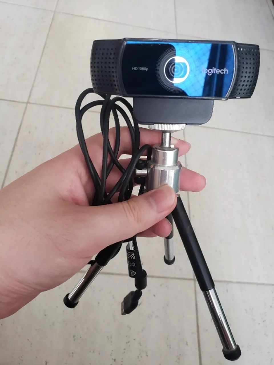 C922 Tripode Webcam Logitech Logitech C922 Pro Stream Full HD