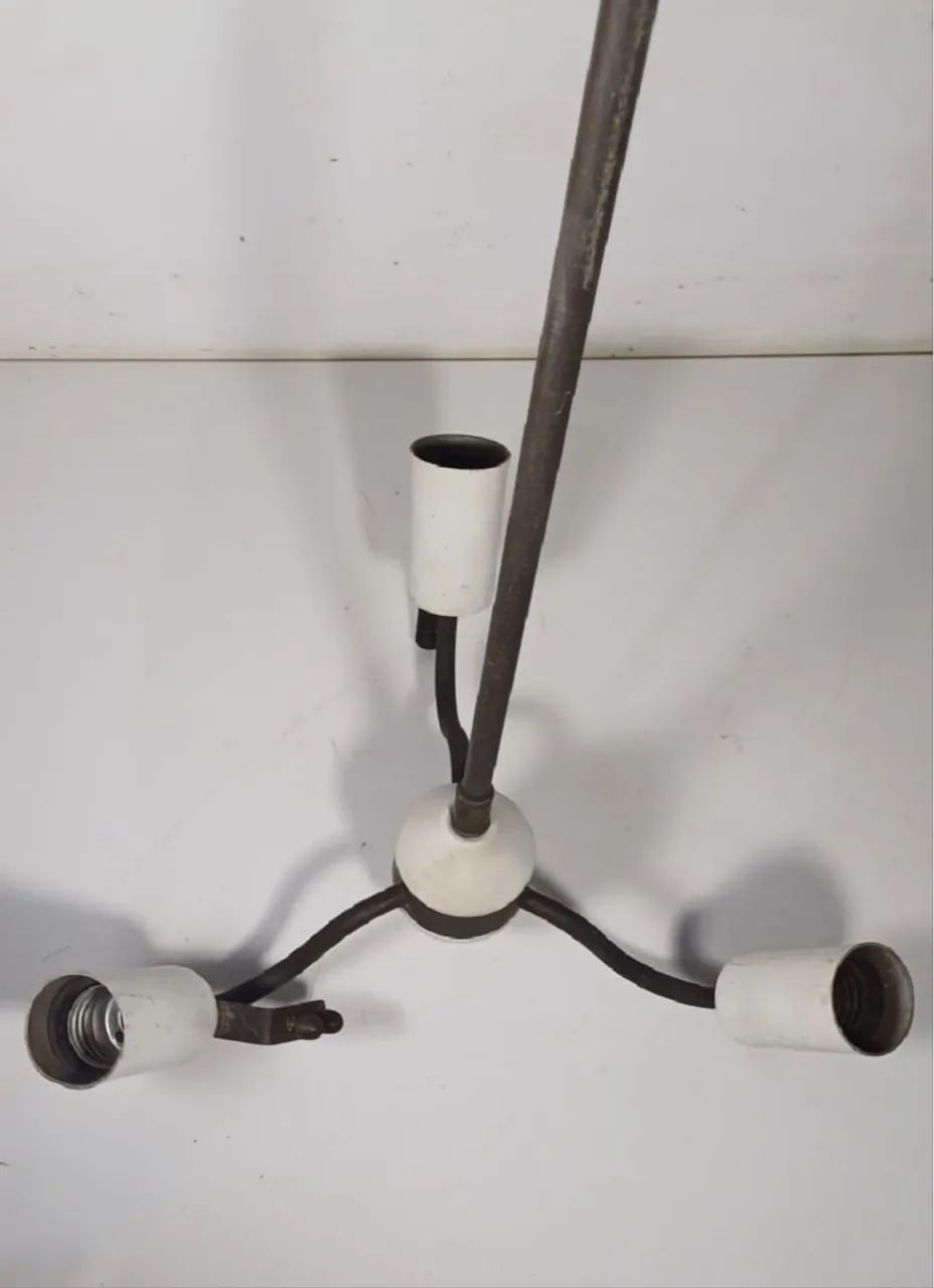 Lustre 3 Lâmpadas sem fiação 