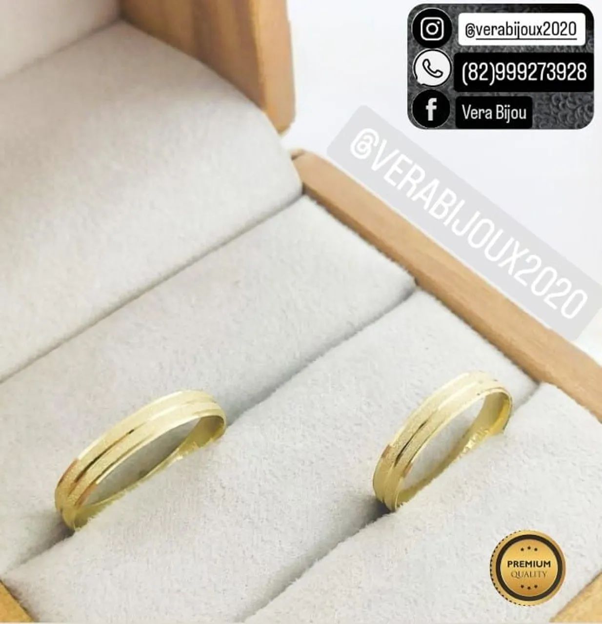 PAR DE ALIANÇAS NOIVADO E CASAMENTO  - Foto 2