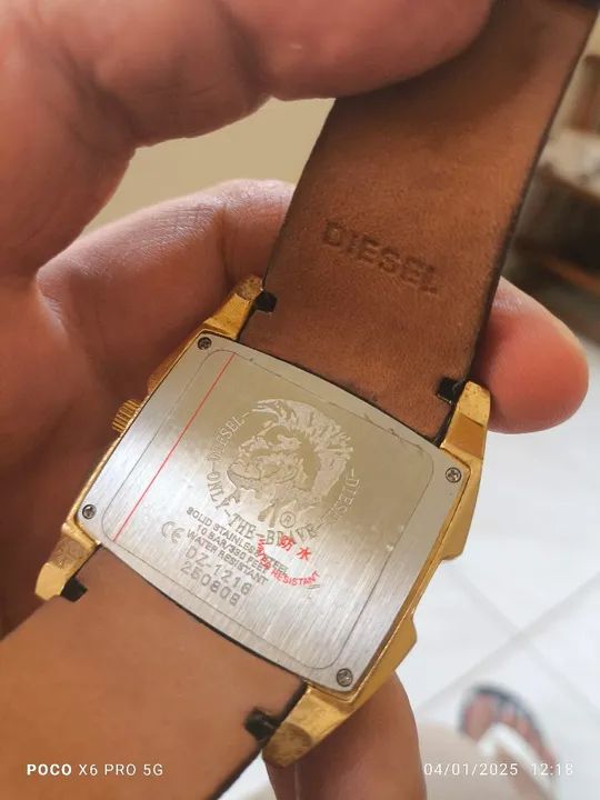 Relógio Diesel DZ-1216 Original! Acessórios Mongaguá