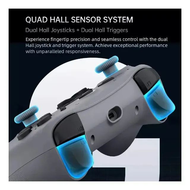 MACHENIKE G1 C polling de 1K e gatilho de efeito Hall para N.Switch, PC, iOS e Android - Foto 3