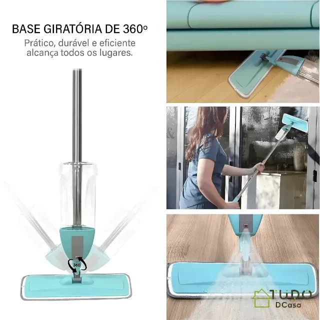 Mop de Limpeza retangular com Cabo Extensível  - Foto 2