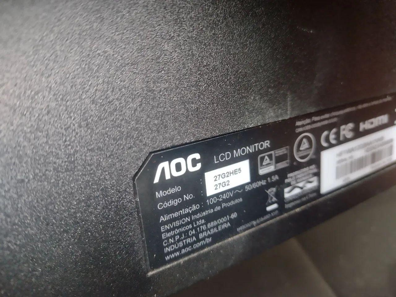 Monitor AOC Gamer 27+'' - Foto 4