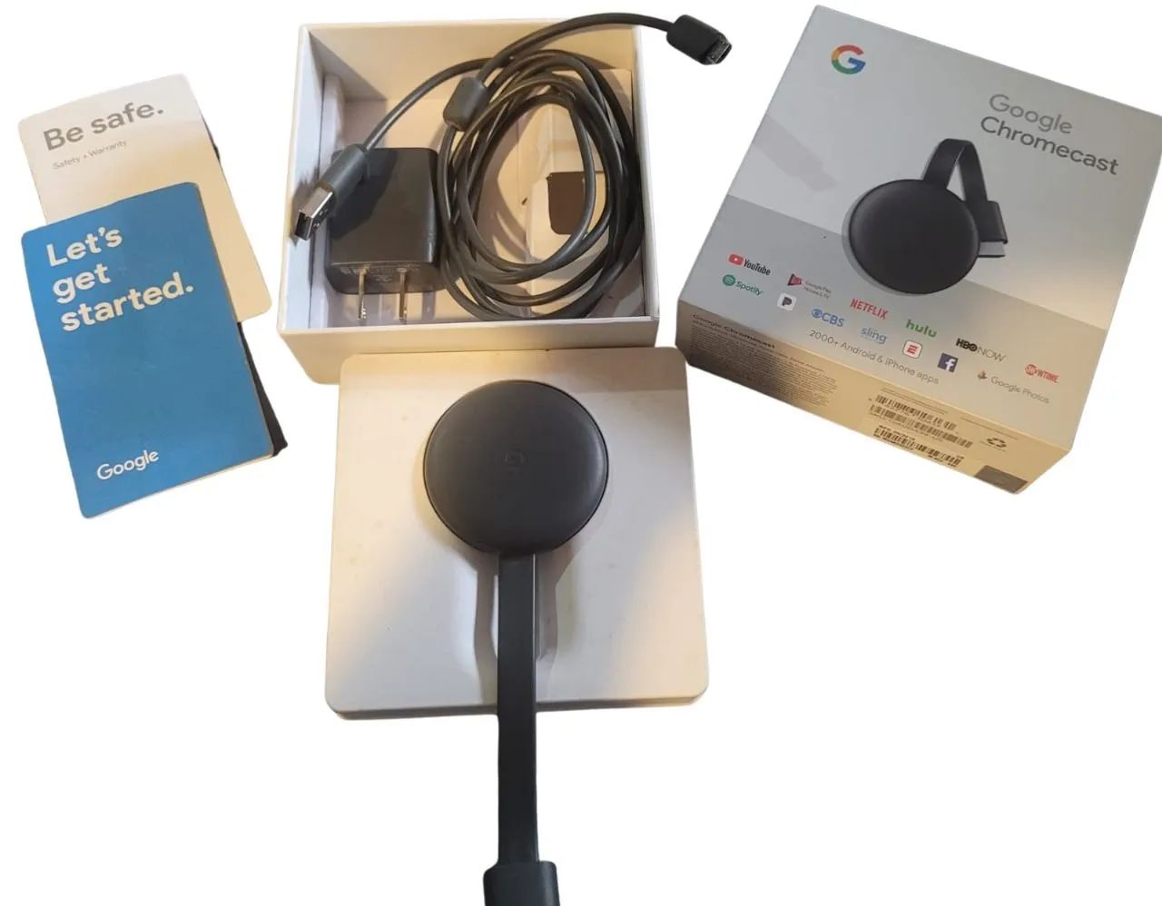 Chromecast 3 original na caixa