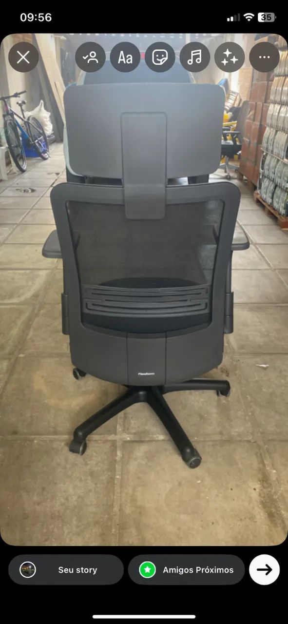 Cadeira de escritório da Flexform - Foto 2