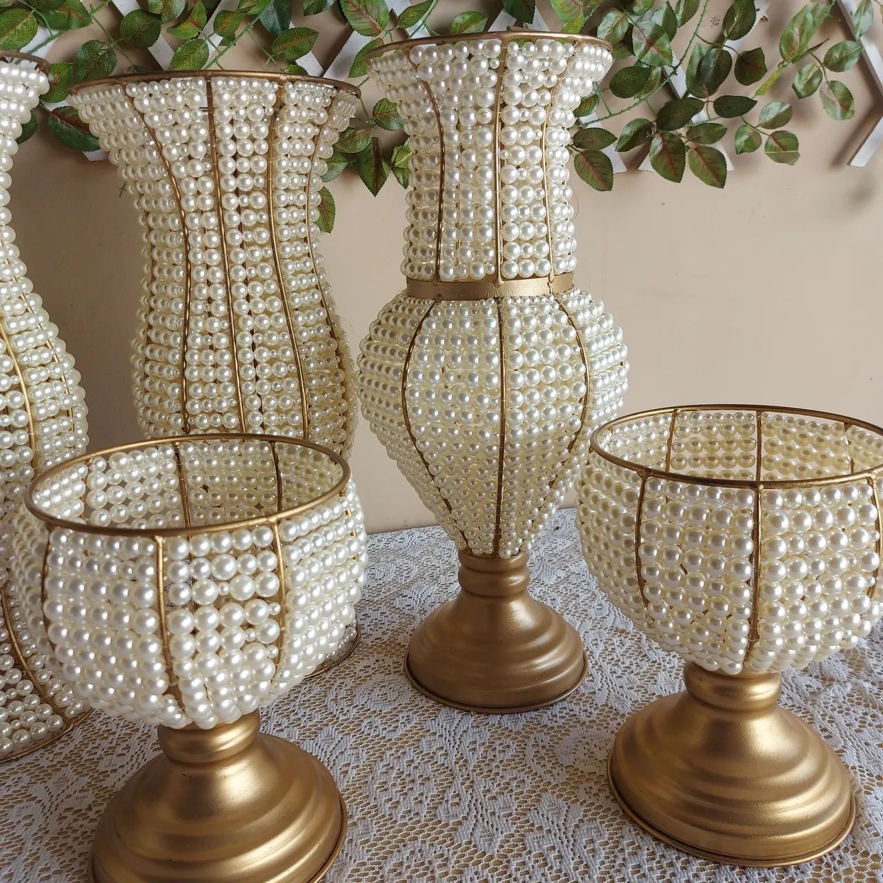 Vasos com pérolas vários tamanhos  - Foto 4