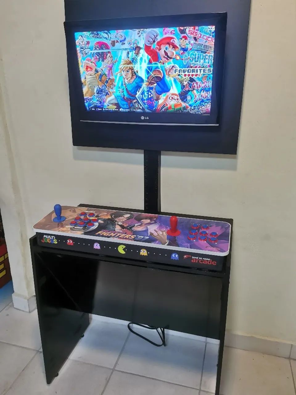 Fliperama portátil 14 mil jogos  - Foto 4