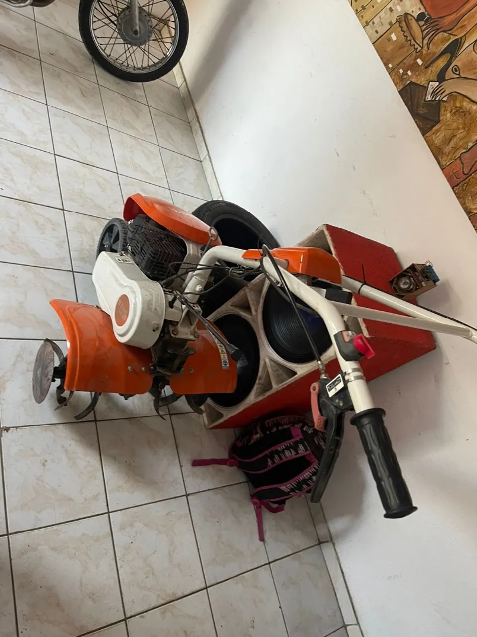 Roçadeira Tratorito trator motocultivador
