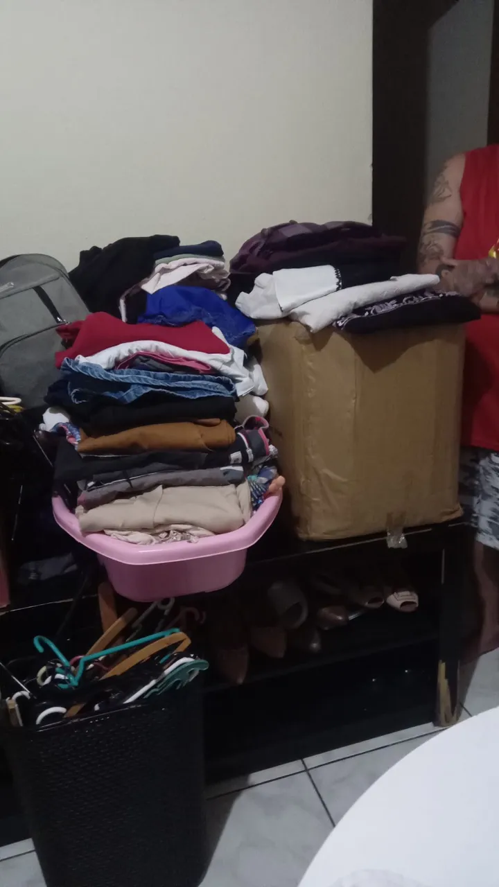 Lote de roupas variadas