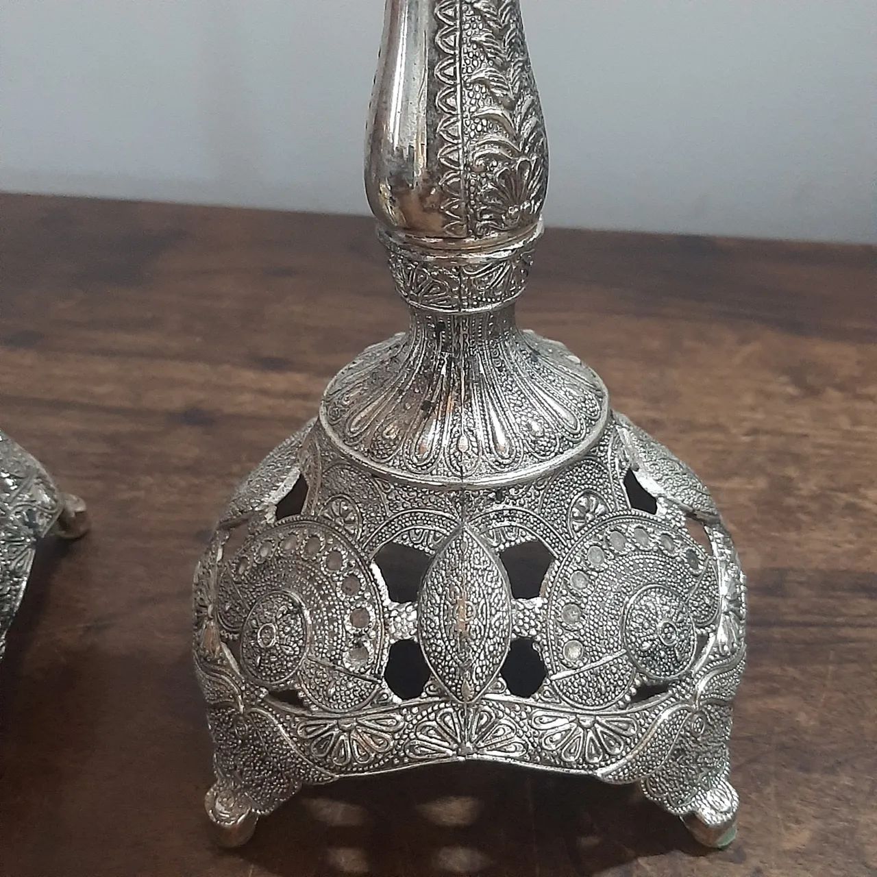 Par de Casticais banho de Prata  - Foto 2