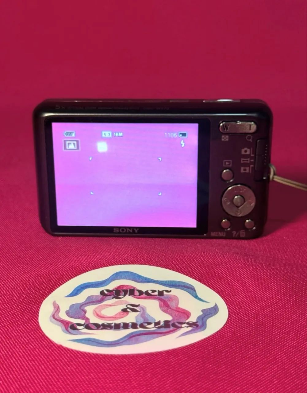 cybershot sony 16.1 cinza  - Foto 2