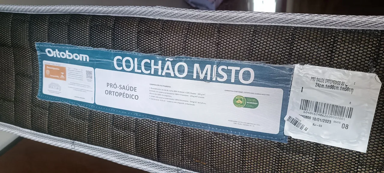 Colchão Misto Pró-Saúde Ortopédico Ortobom