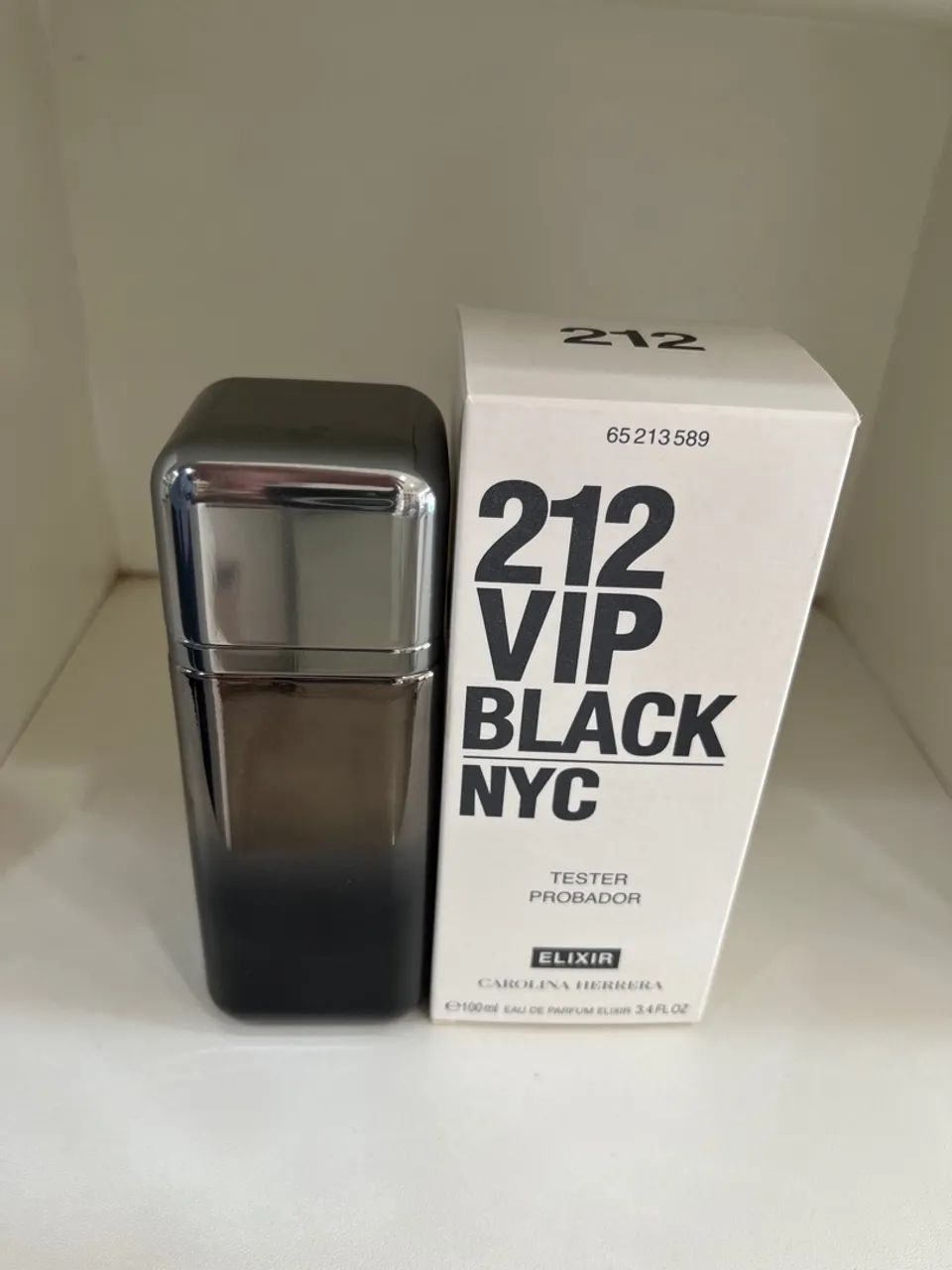 Perfume Tester 212 VIP Black Elixir Carolina Herrera 100ml