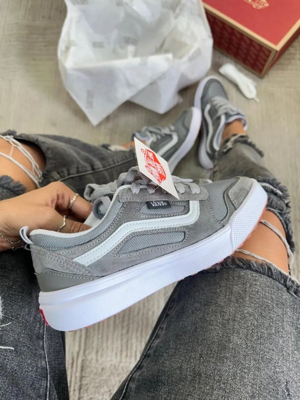 Tênis Vans Ultrarange 3D Cinza Unissex - Foto 6