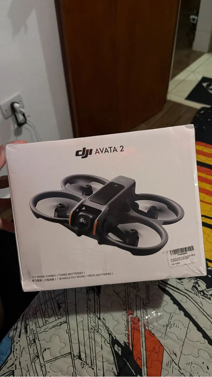 Drone Dji Avata 2 Fpv Fly More Combo 3x Baterias Cor Cinza DJI049 - Foto 2
