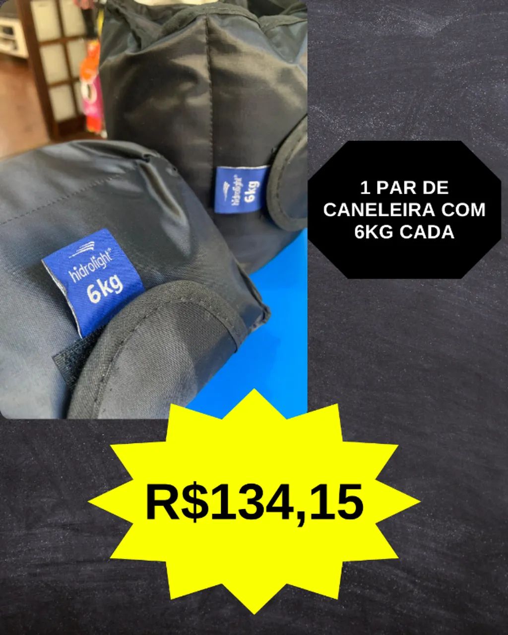 par de caneleira 6kg cada - Foto 2
