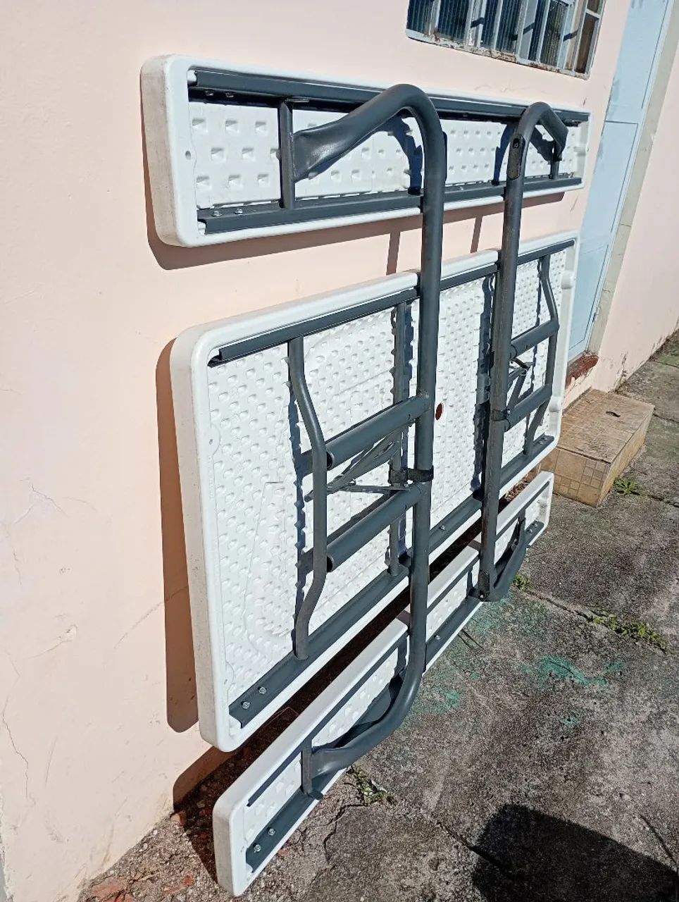 Mesa e Banco dobráveis para área externa - Foto 5