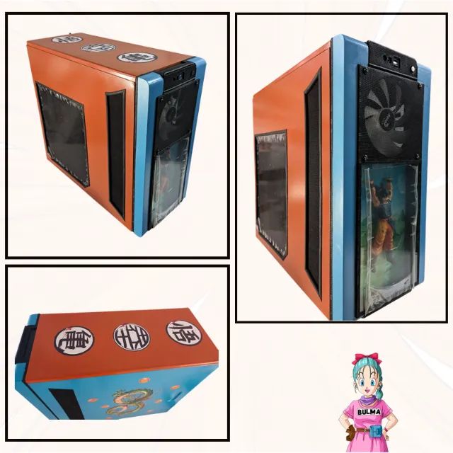 Pc Custom Dragon Ball - Core i7 / 16gb / 256gb / RX 550 + Periféricos - Foto 3