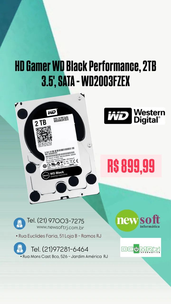 Hd 2TB Western Digital WD2003FzEX - Foto 2