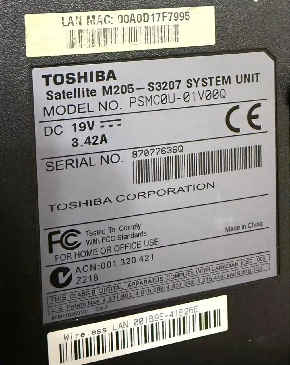 Notebook Toshiba Satellite M205-S3207 - Foto 2