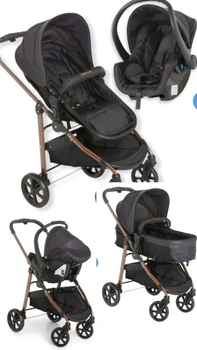 Carrinho bebe + bebê conforto