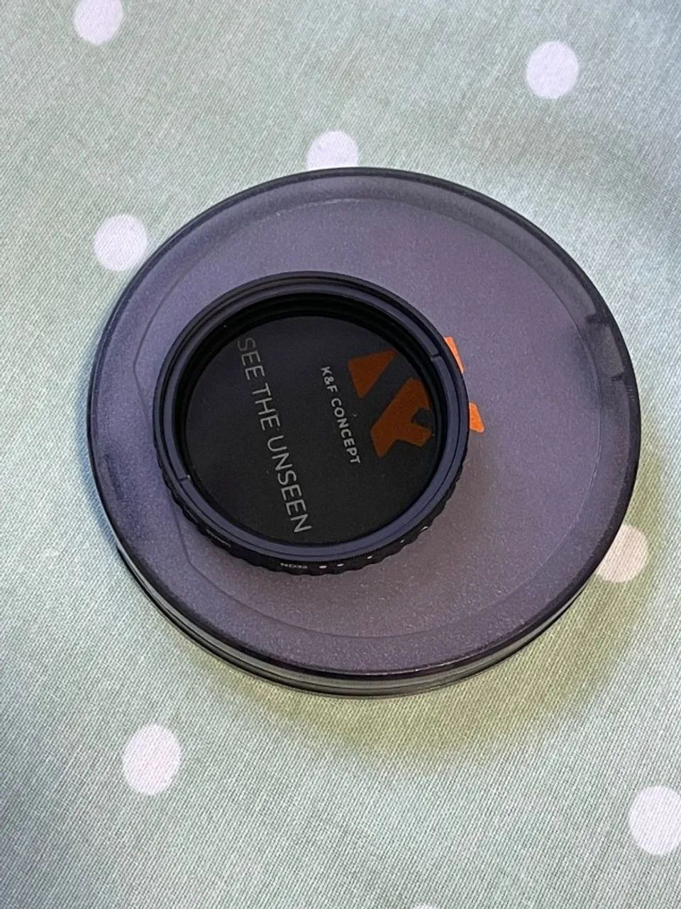  K&F Concept ND2-ND32 Fader Lente de filtro ND Densidade neutra Variável 52mm - Foto 2