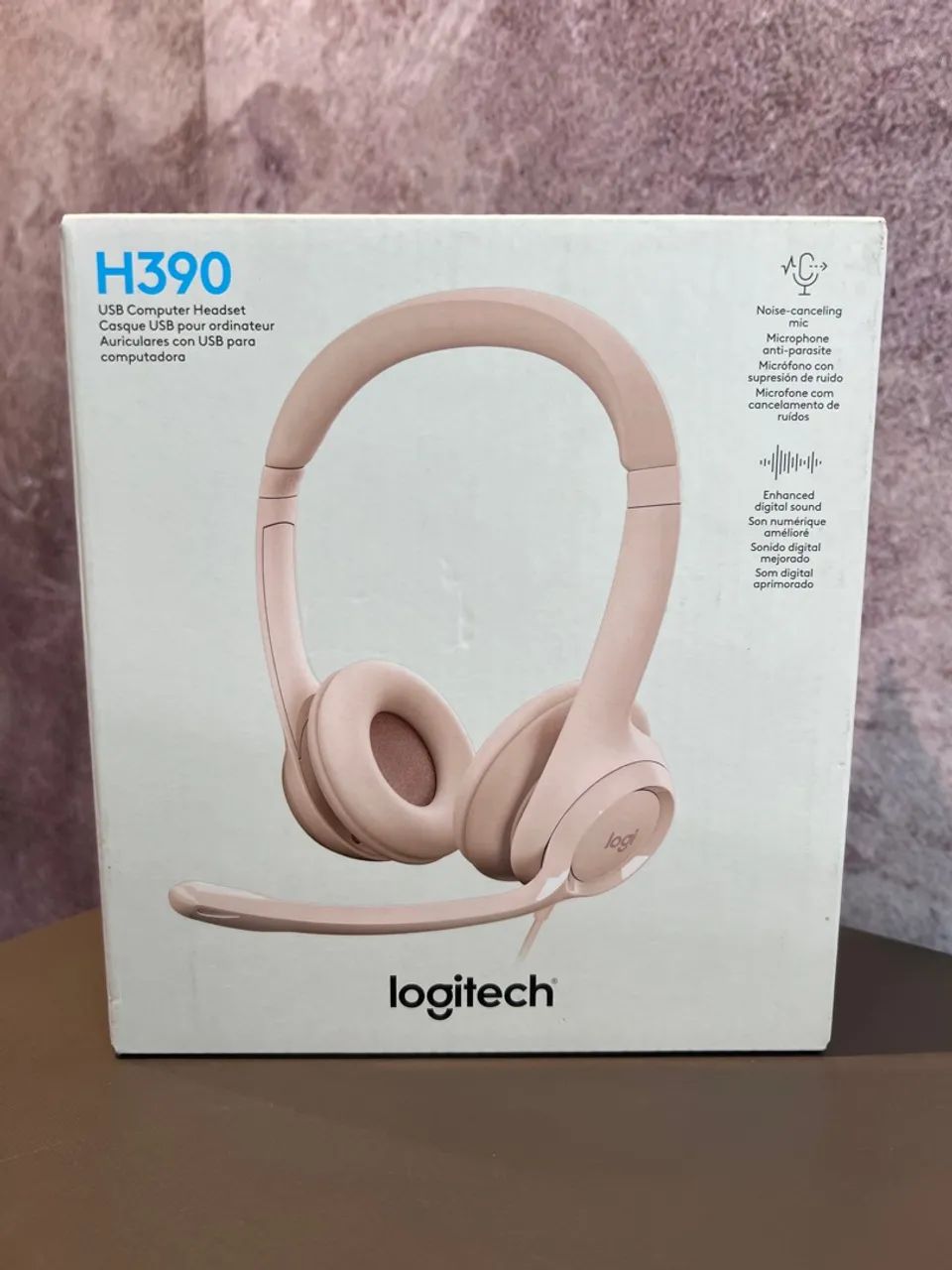 Fone de Ouvido Logitech H390 USB - Novo