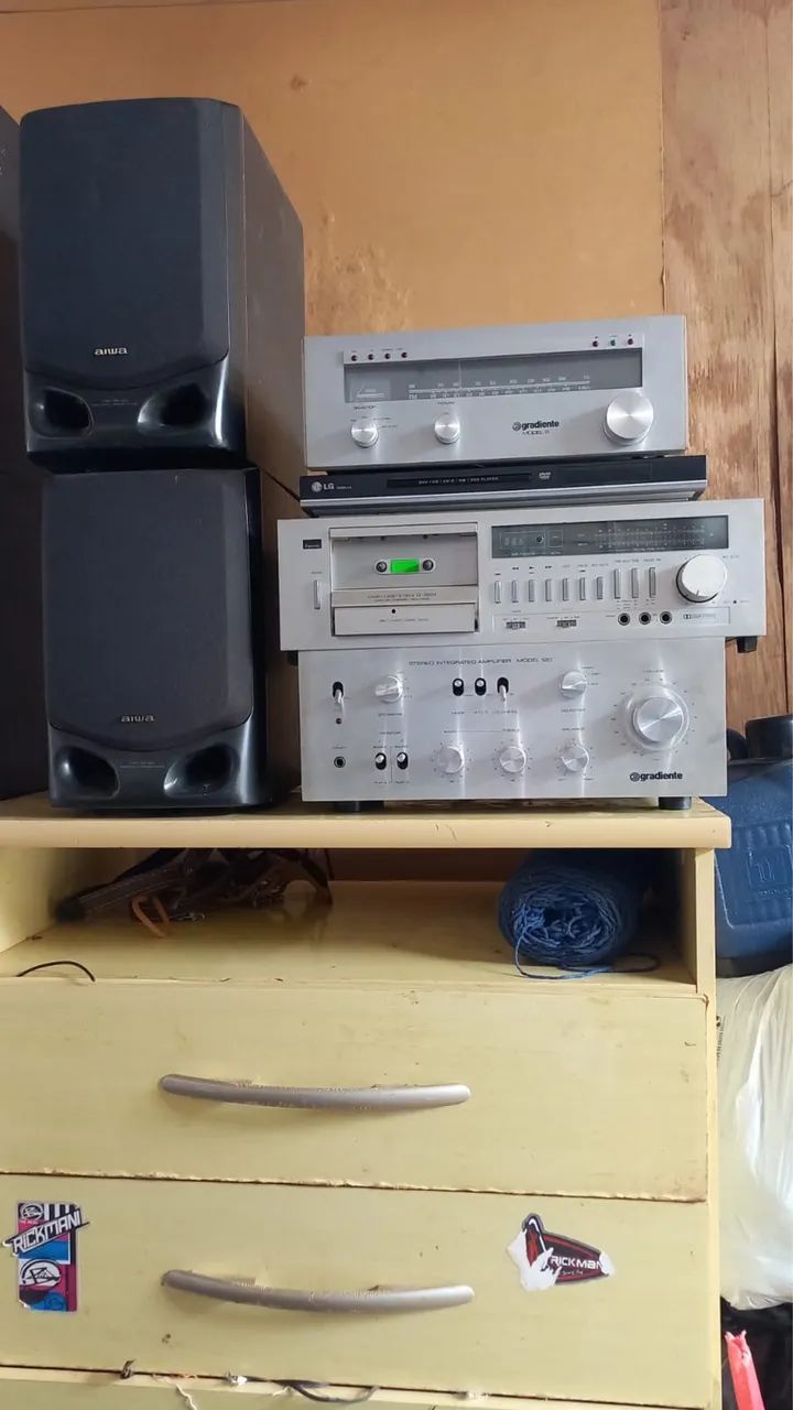 Receiver Model120, deck, tuner model 8 e caixas - Foto 2