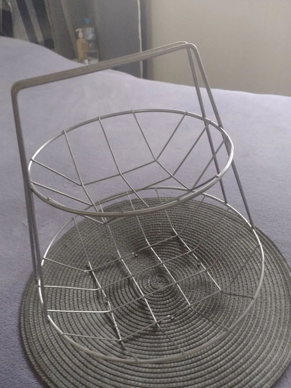 Fruteira de mesa cromada com 2 Andares - Foto 2