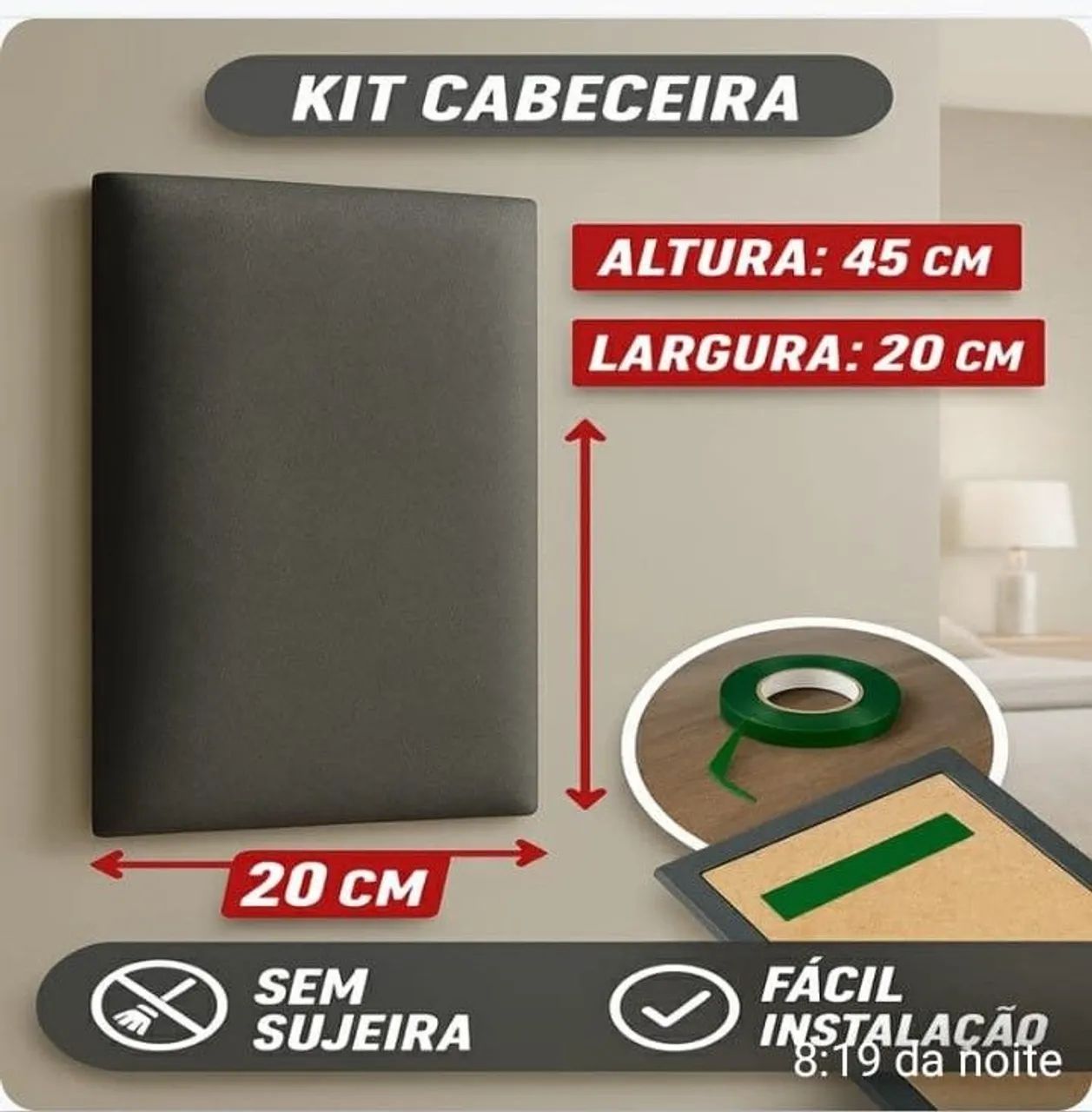 Cabeceira de cama modulada pronta entrega - Foto 2