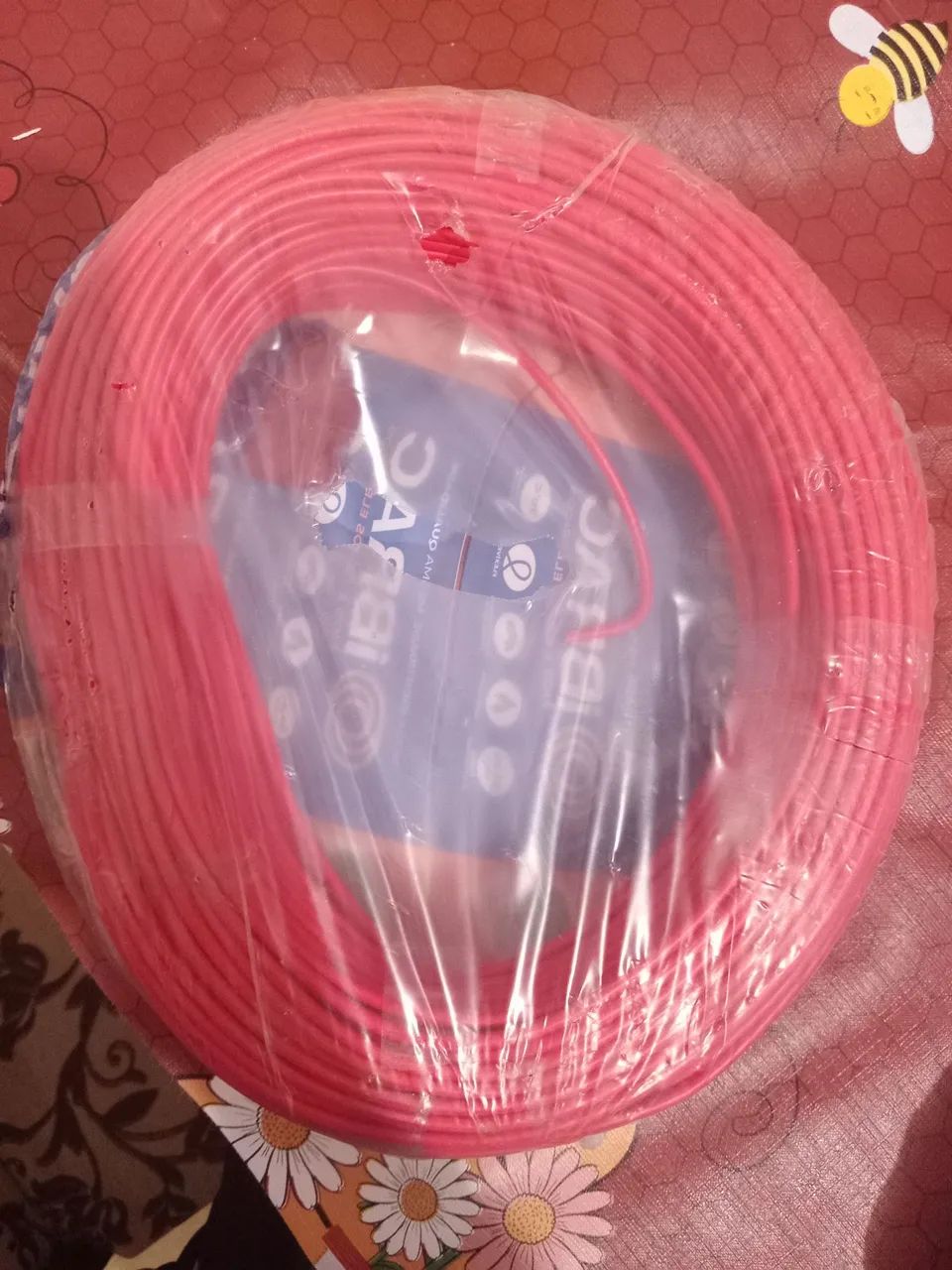 Fio Elétrico 2,5mm - Vermelho - IBRAC