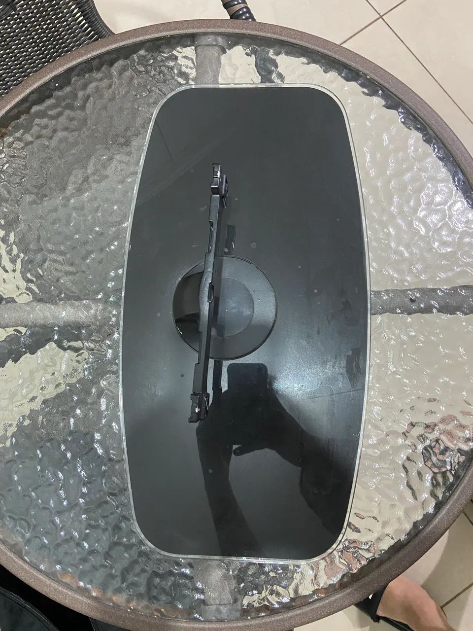 Base de Vidro Completa com Pino para TV Philips 40PFL5606D/78 - Foto 2