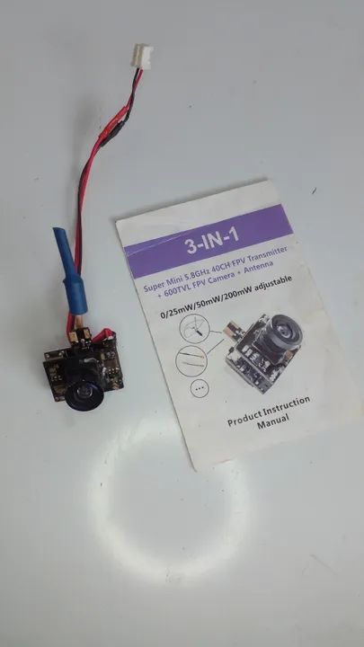 Câmera fpv AKK BA3/BA1 5.8G 40CH VTX 0/25mW/50mW/200mW  600TVL - Foto 4