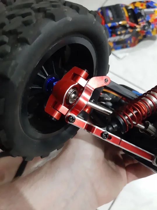 Wltoys 104016 c/ 3 baterias e Upgrades. Seminovo!!!! - Foto 4