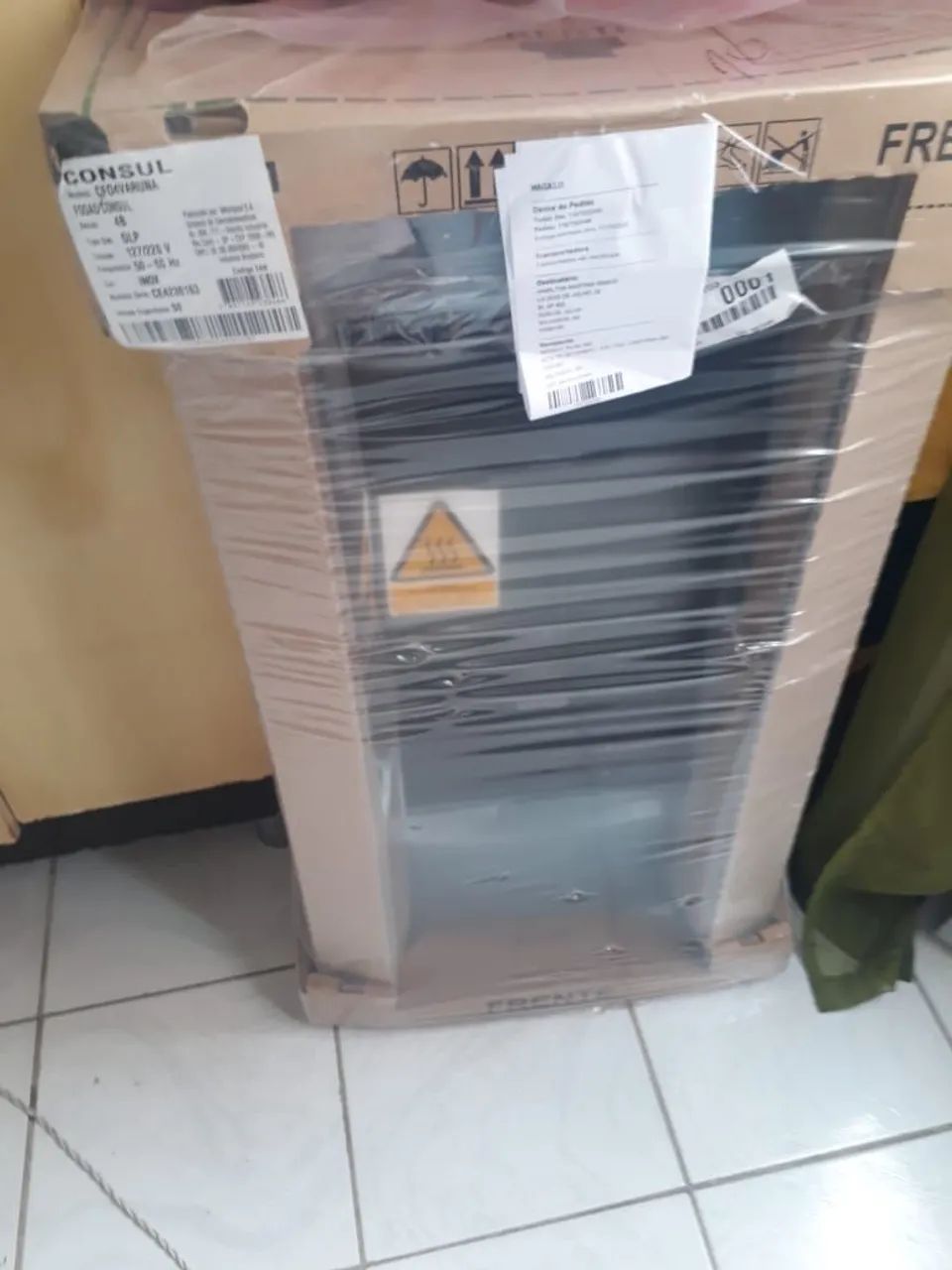 Fogão Consul Mesa Vidro Cp04 Lacrado. - Foto 2